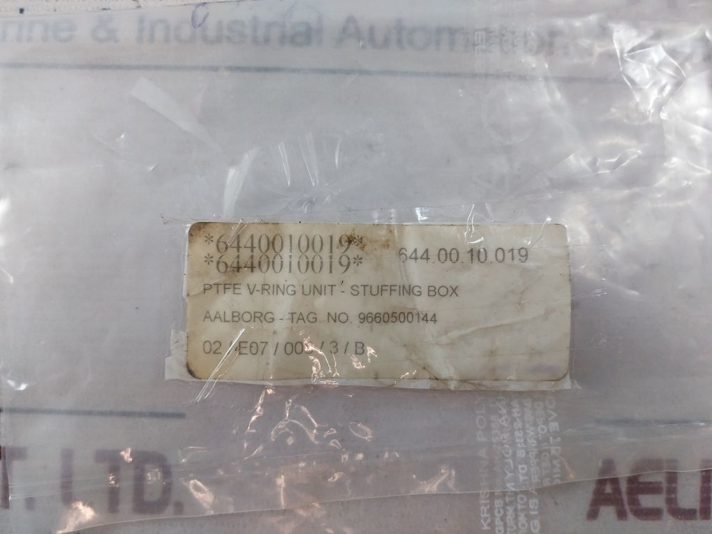 Aalborg 9660500144 Ptfe V-ring Unit Set