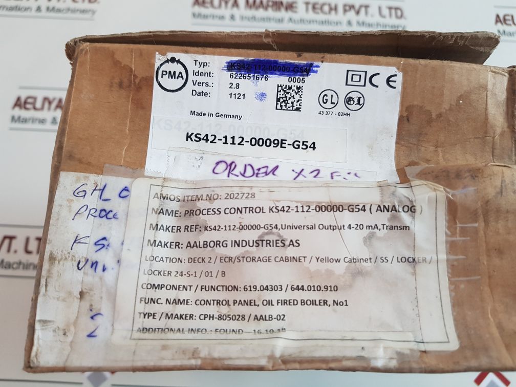 Aalborg ks 42-1 universal loop temperature controller ks42-110-0009e-g54