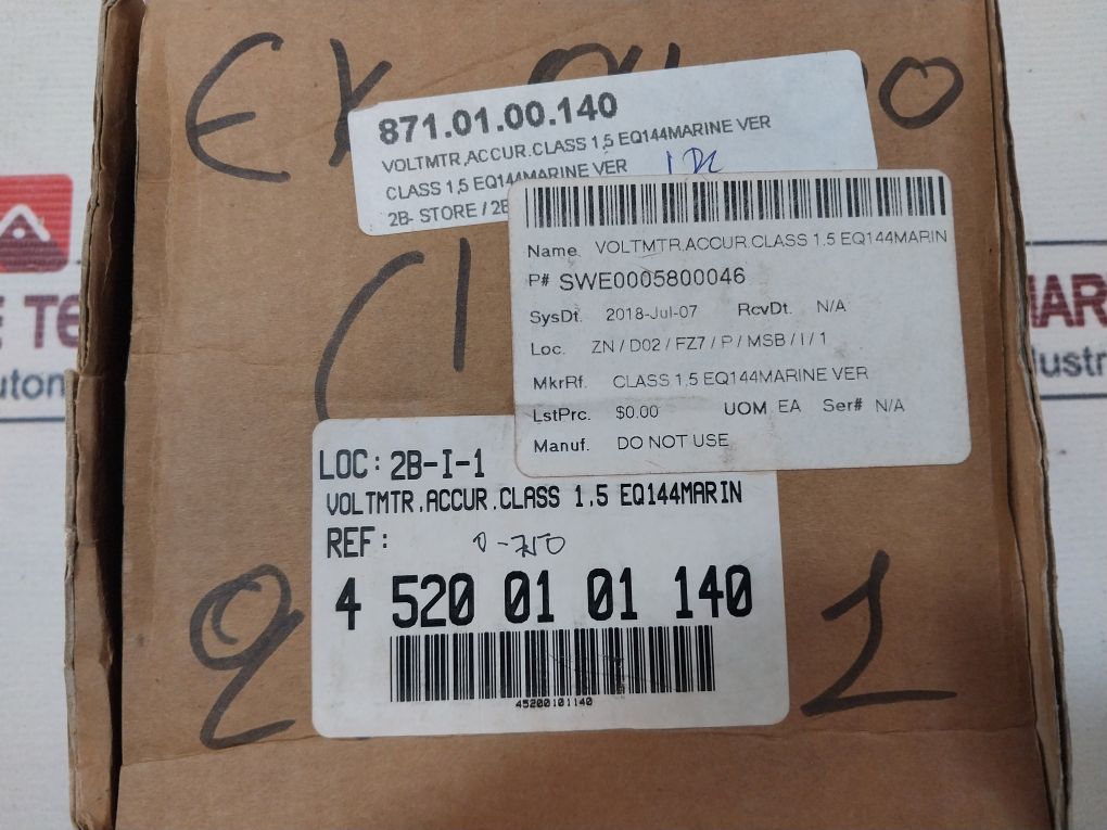 Abb 0-750 V Voltmeter