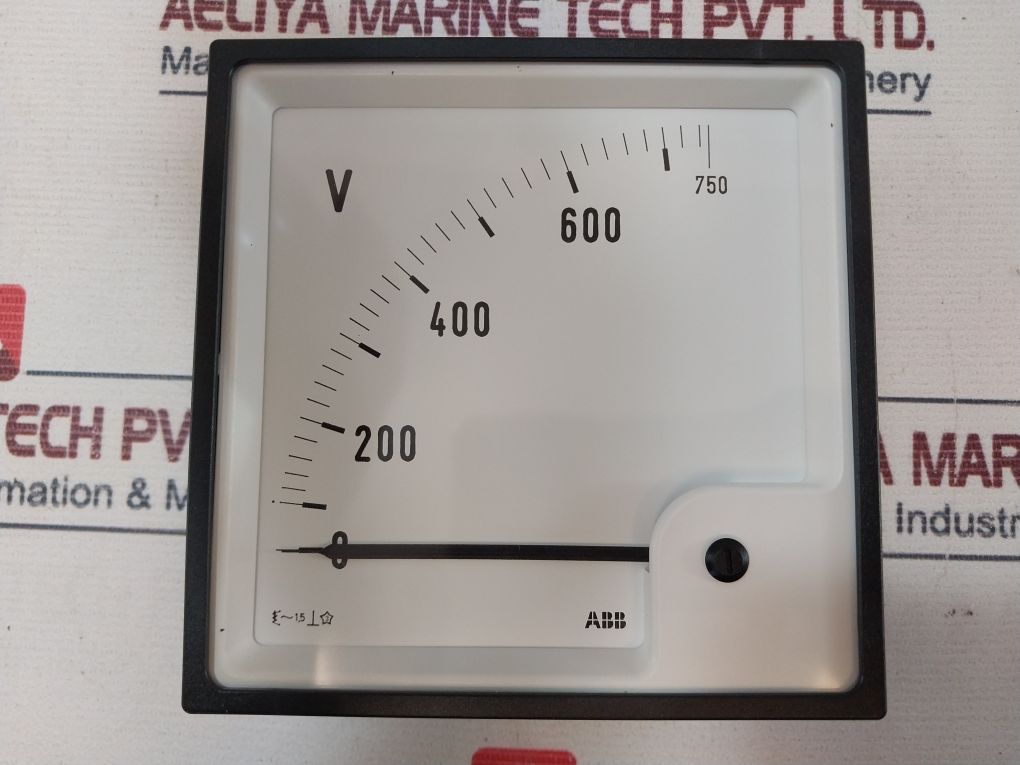 Abb 0-750 V Voltmeter