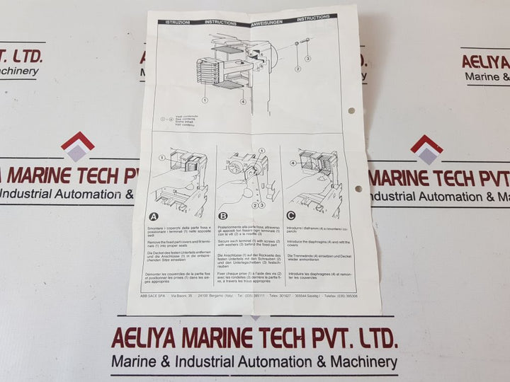 Abb 169719 R006 Terminal For Fixed Part