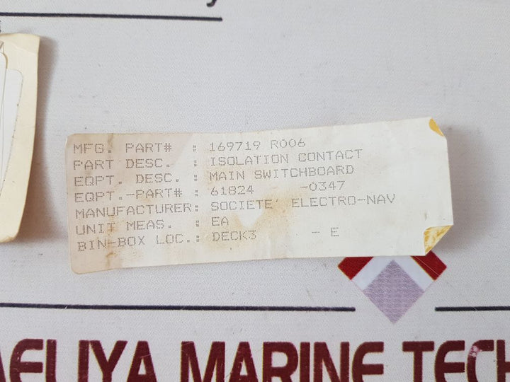 Abb 169719 R006 Terminal For Fixed Part