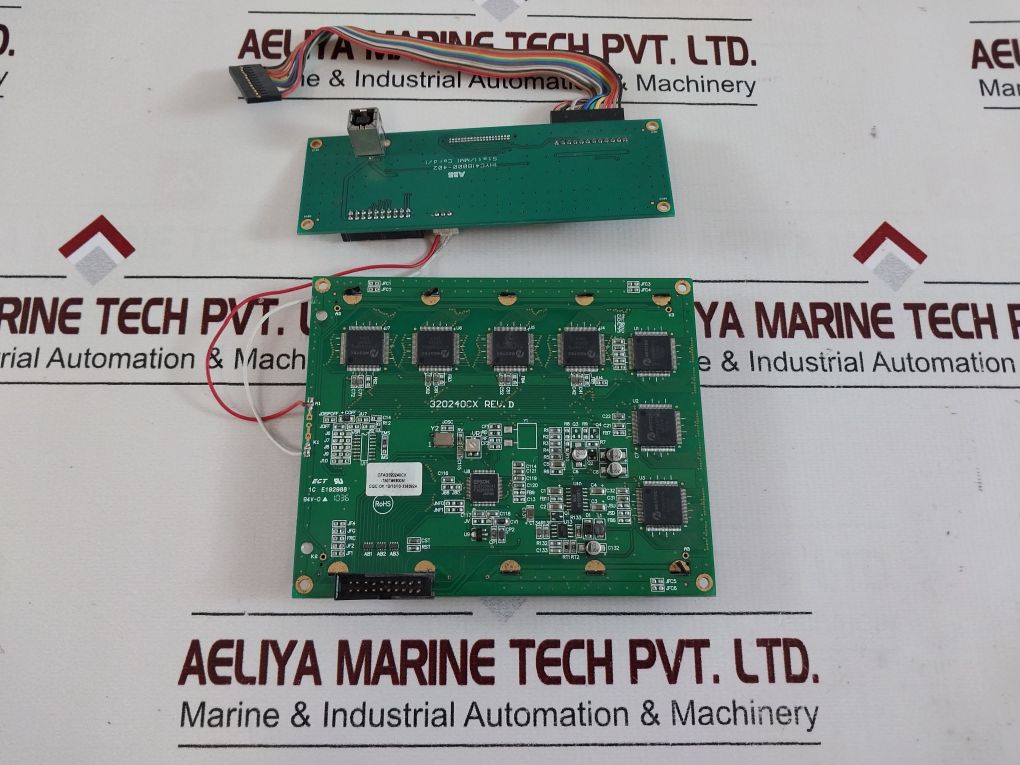Abb Cfag320240Cx Monochrome Lcd With 1Hyc418000-402 Card