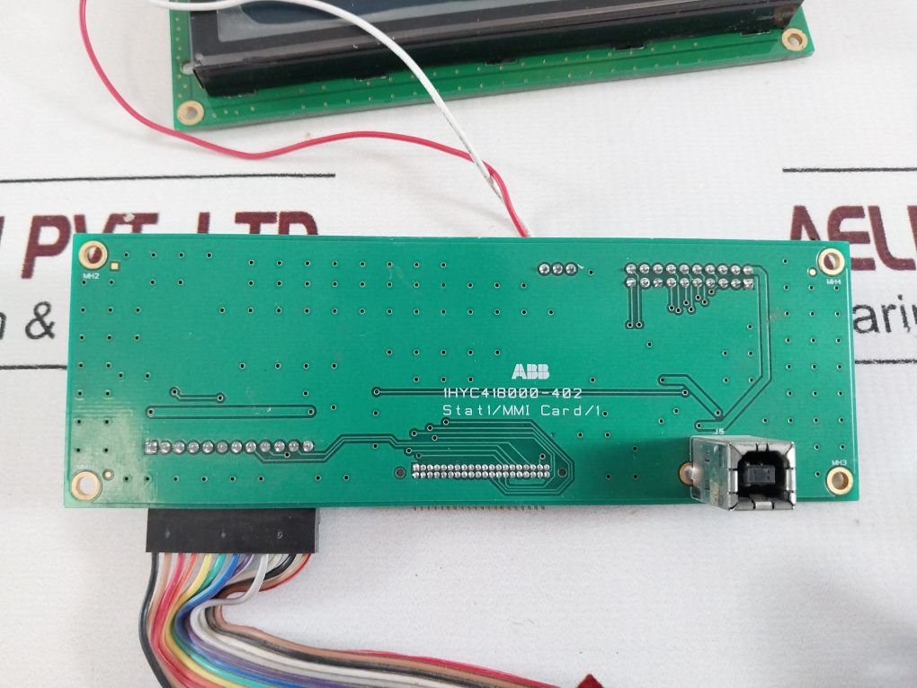 Abb Cfag320240Cx Monochrome Lcd With 1Hyc418000-402 Card