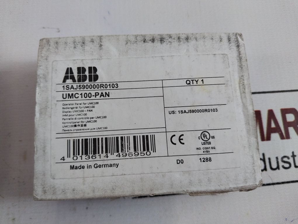 Abb 1Saj590000R0103 Operator Panel For Umc100
