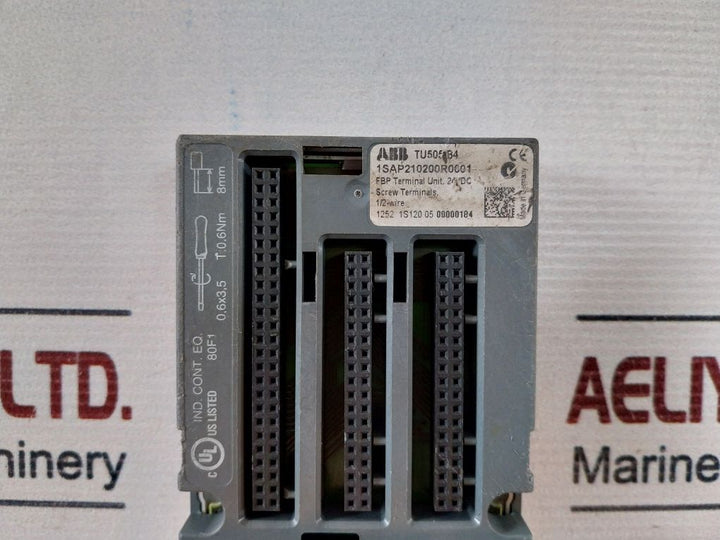 Abb 1Sap210200R0001 Fbp Terminal Unit 24Vdc