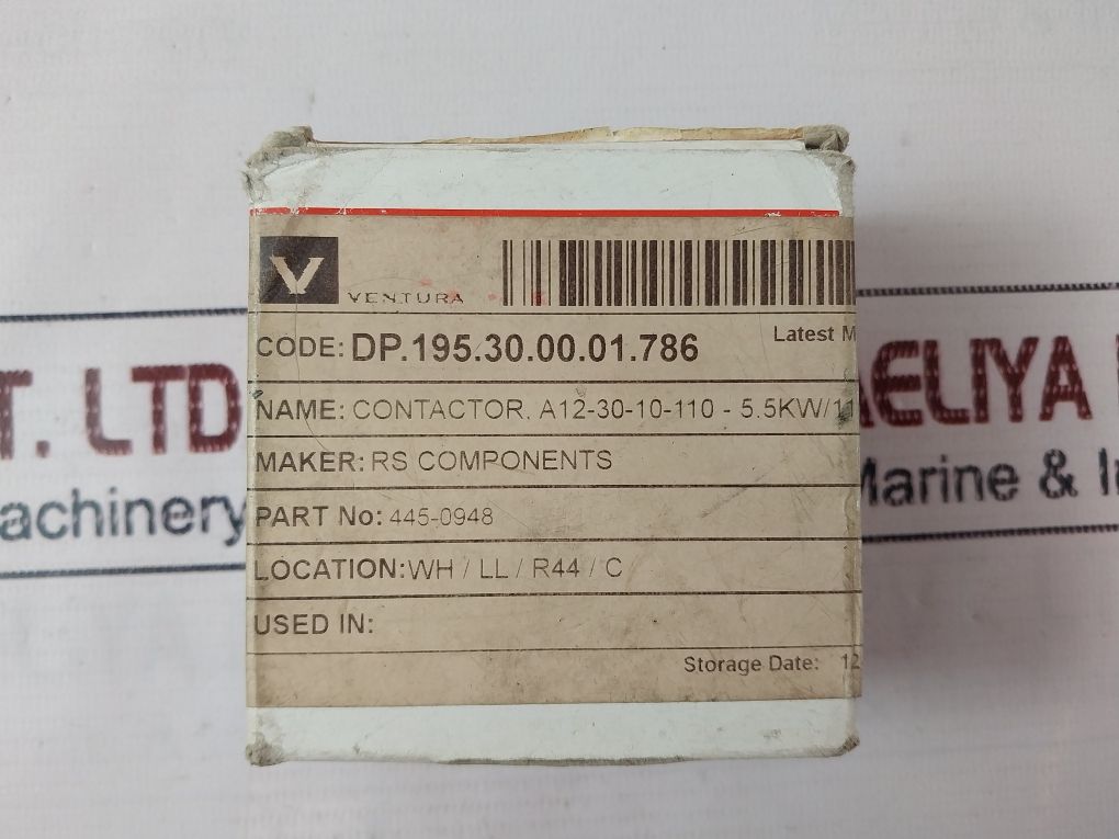 Abb 1Sbl161001R8410 3-pole Contactor 445-0948