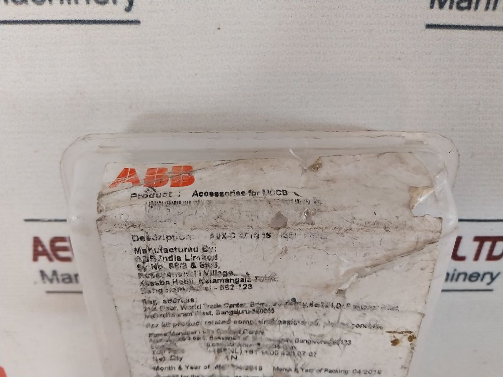 Abb 1Sd A053704 R1 Changeover Contact Open-closed Tripped