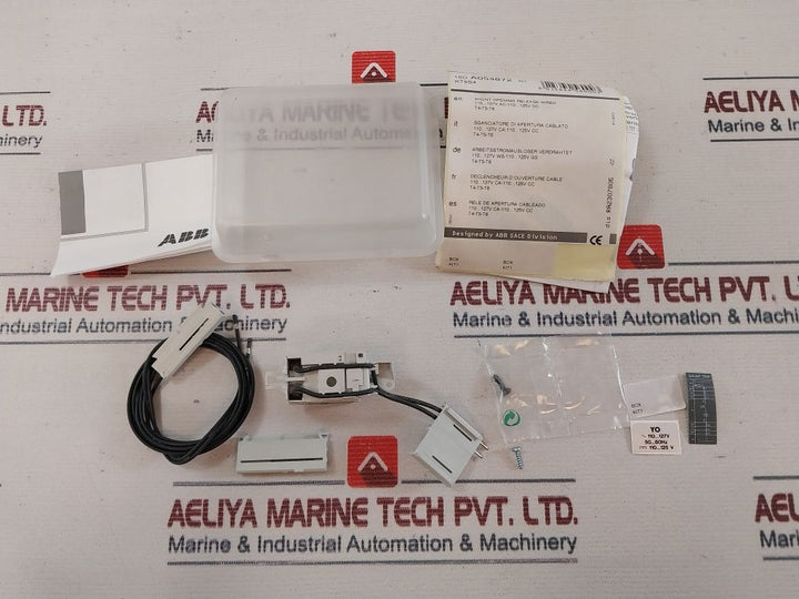 Abb 1Sd A054872 R1 Shunt Opening Release Wired Circuit Breaker Accessory Set