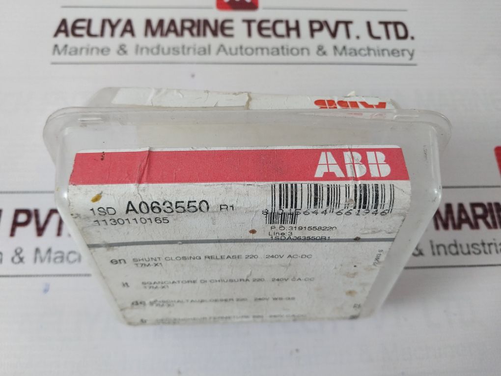 Abb 1Sda063548R1 Moulded Case Circuit Breaker 1Sda063550R1