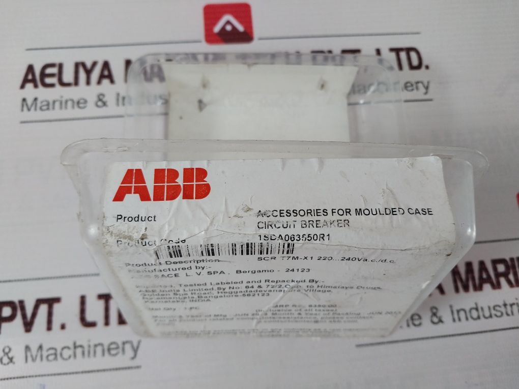 Abb 1Sda063548R1 Moulded Case Circuit Breaker 1Sda063550R1