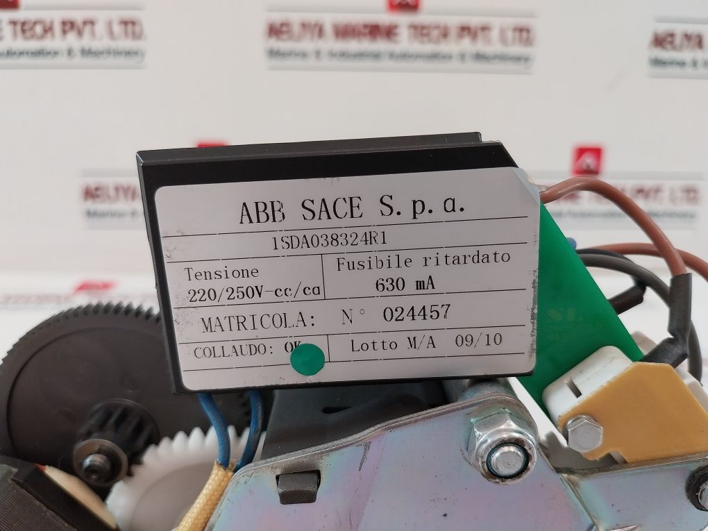 Abb 1Sda038324R1 Geared Motor Device Supply Voltage 220/250V