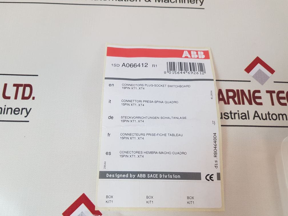 Abb 1Sda066412R1 Connectors Plug-socket Switchboard

