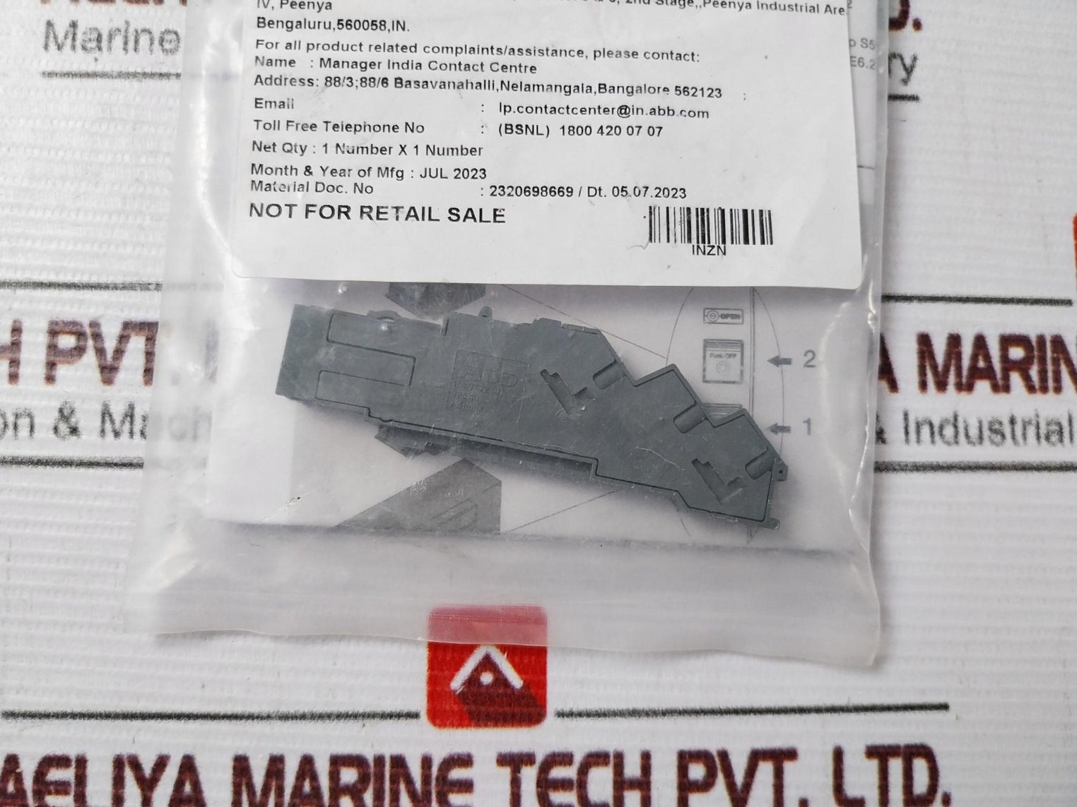 Abb 1Sda073778R1 Relay Trip Signaling Contact Set