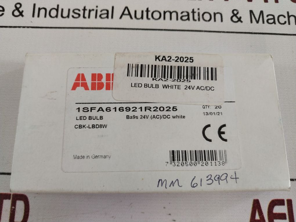 Lot Of 8X Abb Ka2-2025 White Led Bulb 1Sfa616921R2025