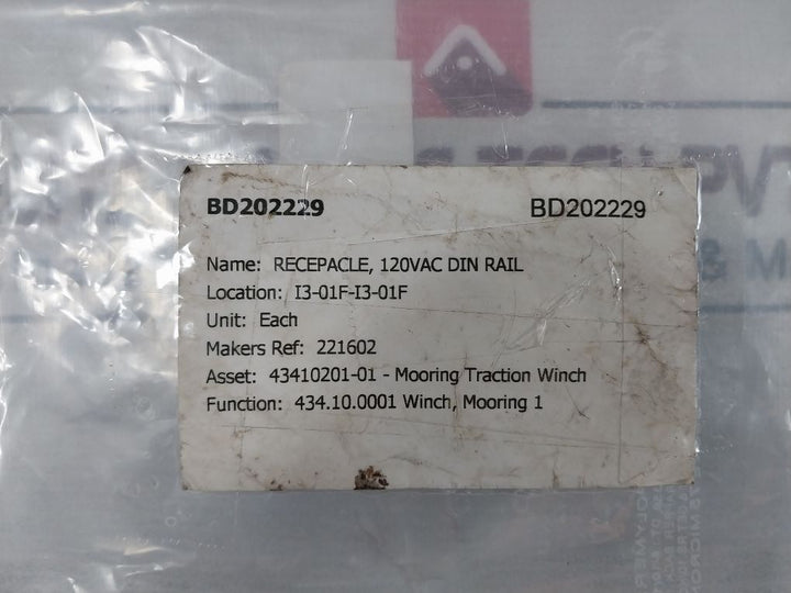 Abb 1Sna892461R1500 Recepacle Rail Mounted