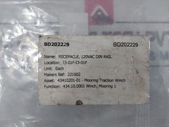 Abb 1Sna892461R1500 Recepacle Rail Mounted