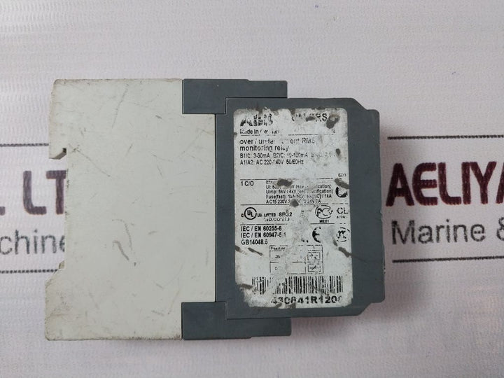 Abb 1Svr430841R1200 Monitoring Relay Over/Under Current Rms