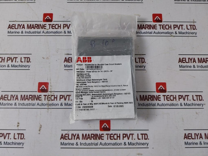 Abb 1Syn850207R0001 Accessories For Moulded Case Circuit Breakers Set