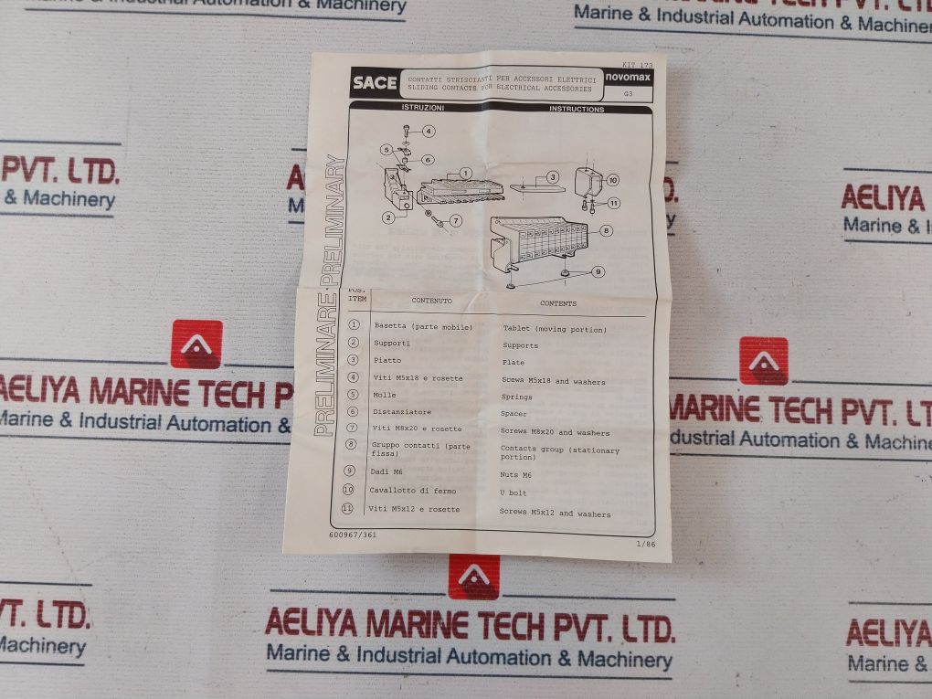 Abb 239366 R 002 Sliding Contacts For Electrical Accessories