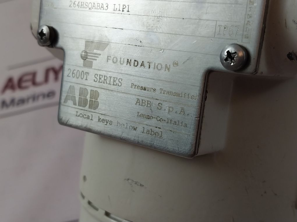 Abb 2600T Pressure Transmitter