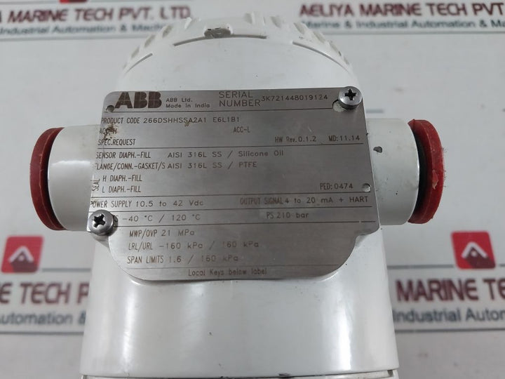 Abb 2600T Pressure Transmitter Au3063
