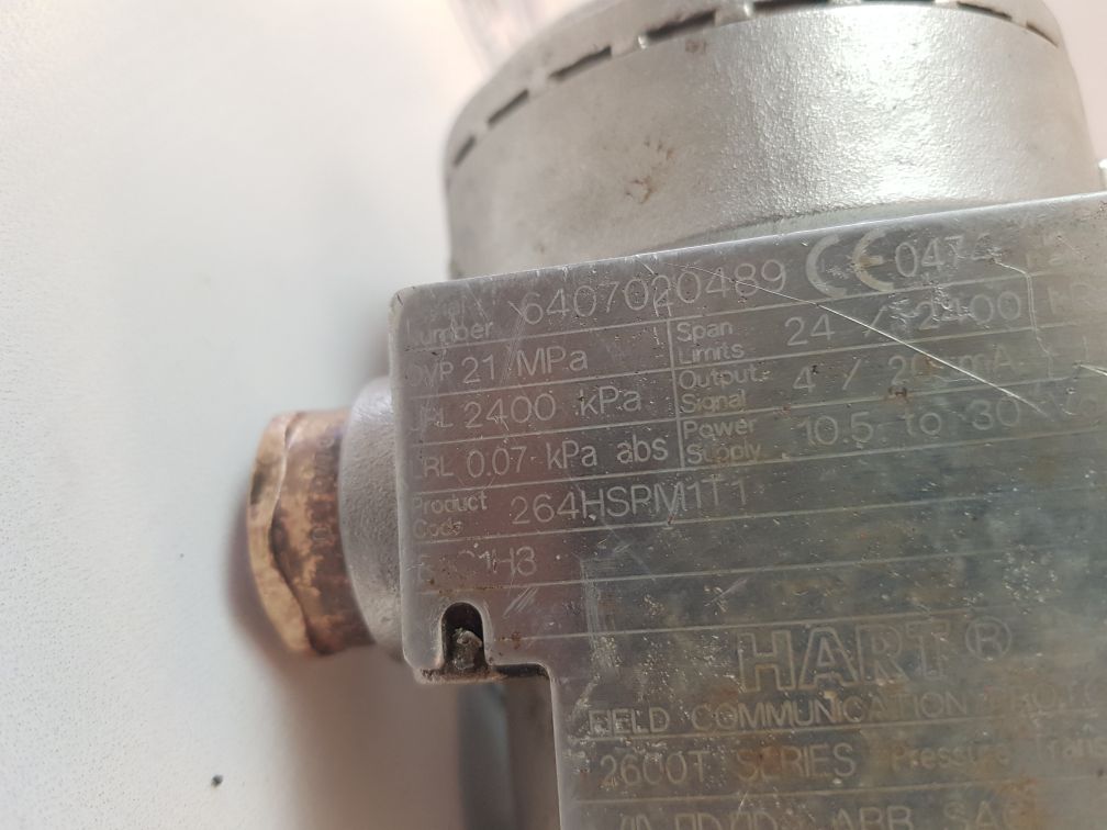 Abb 2600T Series Pressure Transmitter 264Hspm1T1
