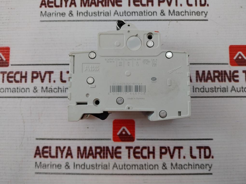 Abb 2Cds252001R0164 Miniature Circuit Breaker 400V 50/60Hz
