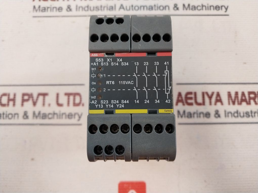 Abb 2Tla0100026R0400 Safety Relay 5-30 Vdc 0-15 Ma