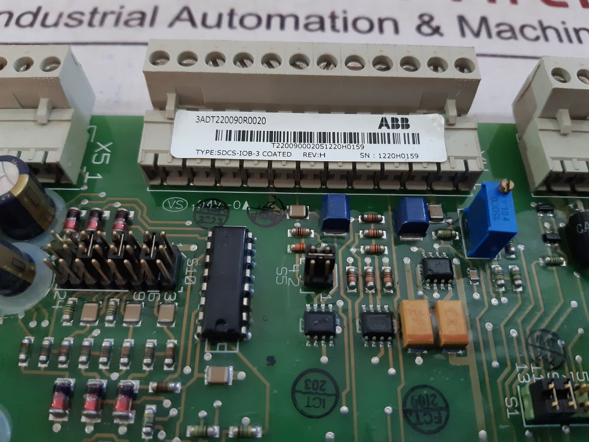 Abb Sdcs-iob-3 Coated Connection Board 3Adt220090R0020