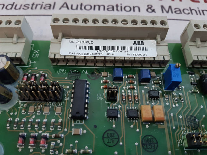 Abb Sdcs-iob-3 Coated Connection Board 3Adt220090R0020