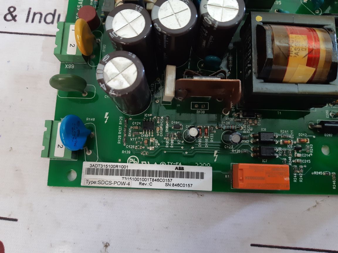 Abb Sdcs-pow-4 Pcb Card Pow4