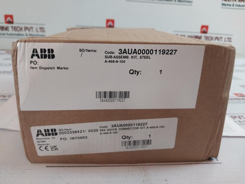Abb 3Aua0000119227 X8X Quick Connector Kit 