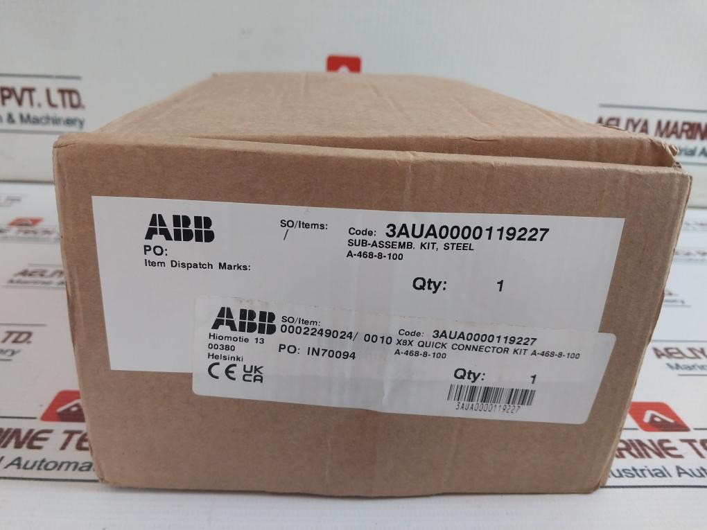 Abb 3Aua0000119227 X8X Quick Connector Kit A468-8-100