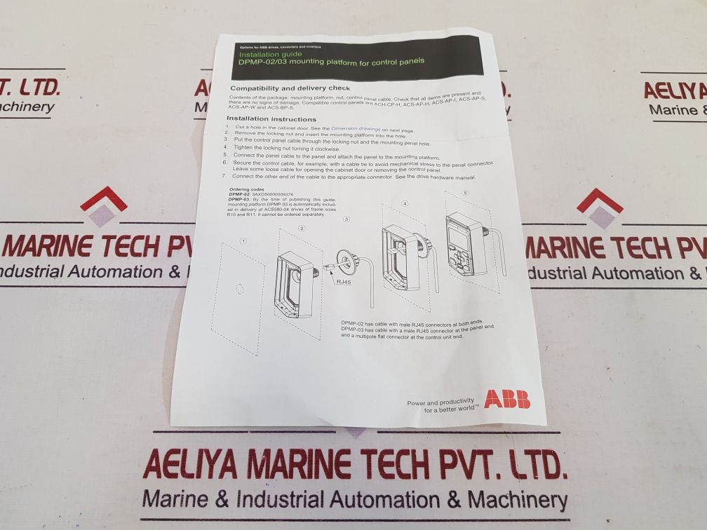 Abb cdpi-01 panel bus adapter 3aua0000118614