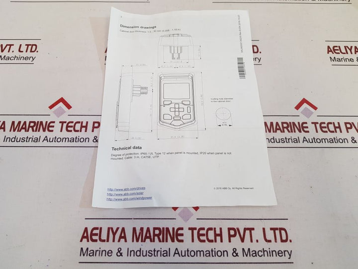 Abb cdpi-01 panel bus adapter 3aua0000118614