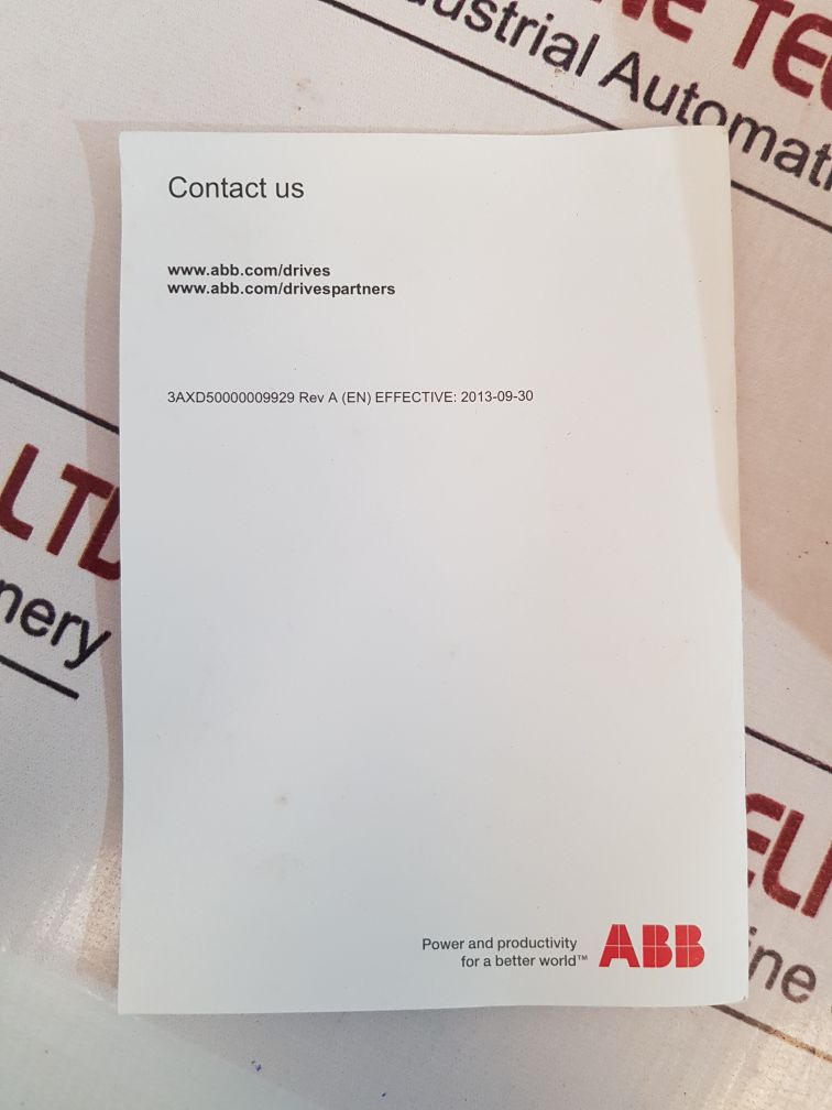 Abb cdpi-01 panel bus adapter 3aua0000118614