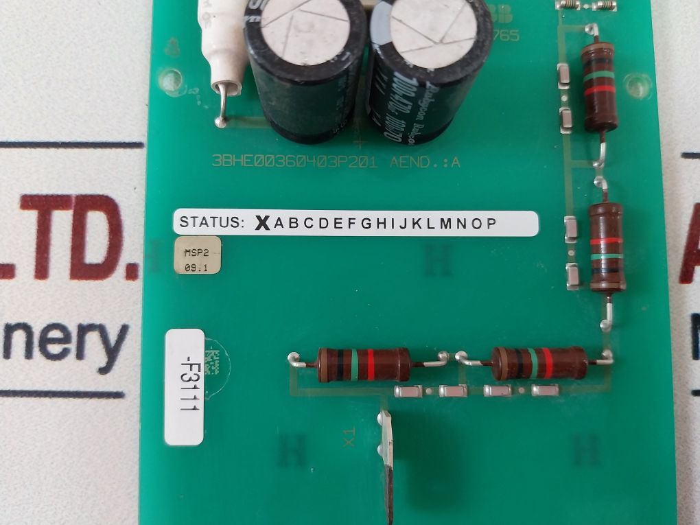 Abb 3Bhe003604R0102 Printed Circuit Board