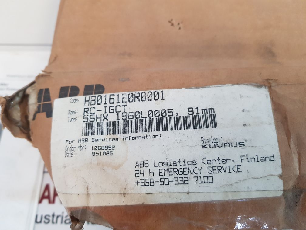 Abb 3Bhe009681R0101 Processor Module Rc-igct