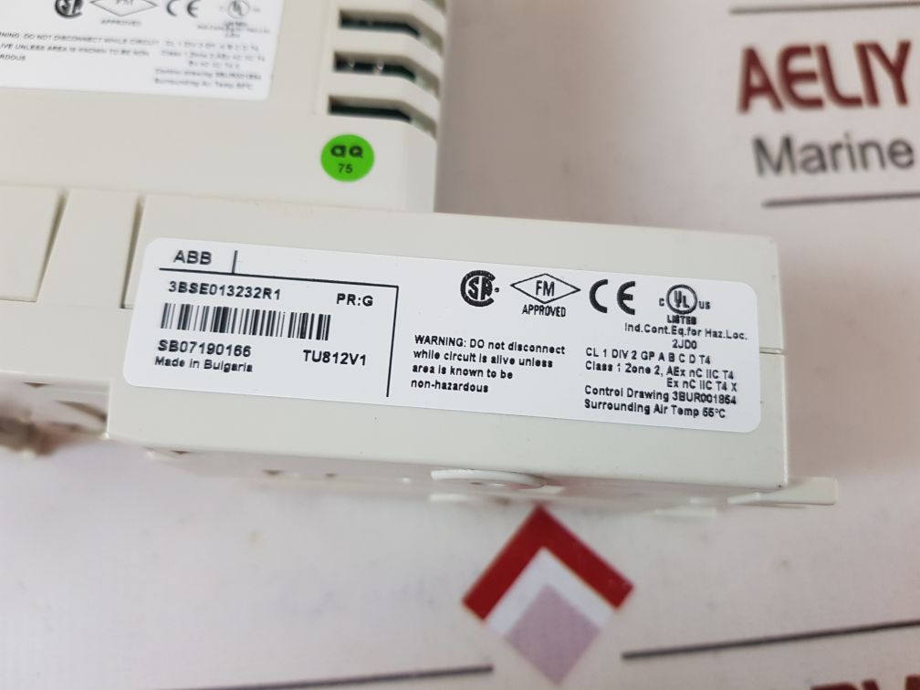 Abb 3Bse008508R1 Digital Input Module Pr:D With 3Bse013232R1 Pr:G Base Unit
