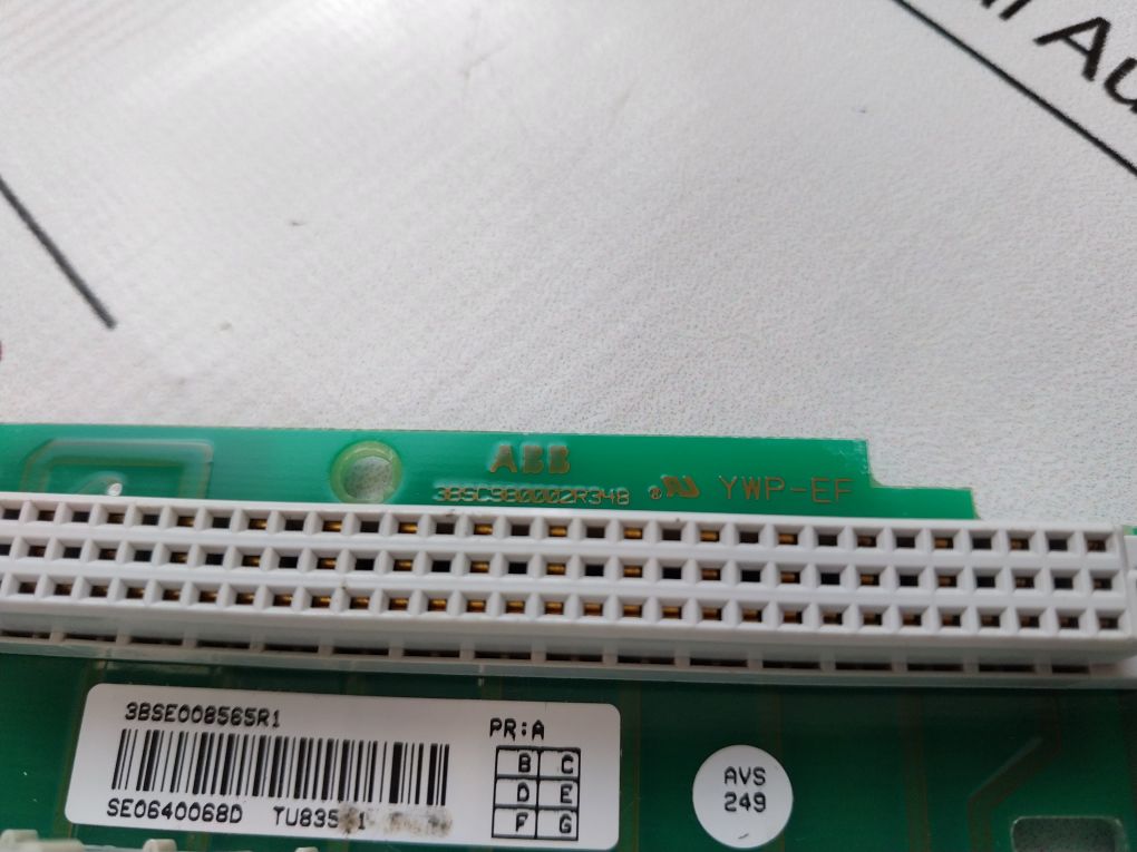Abb 3Bsc980002R348 Pcb Control Board 3Bse008565R1 Pr: A Ywp-ef