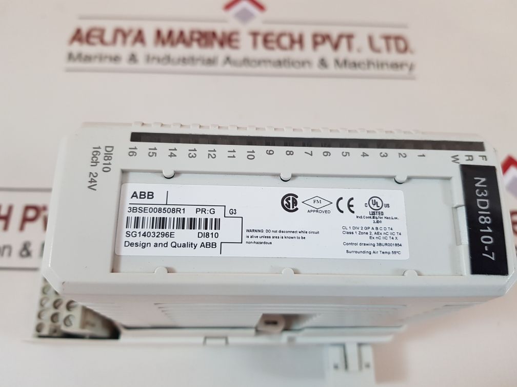 Abb Di810 Analog Input Module 3Bse013230R1