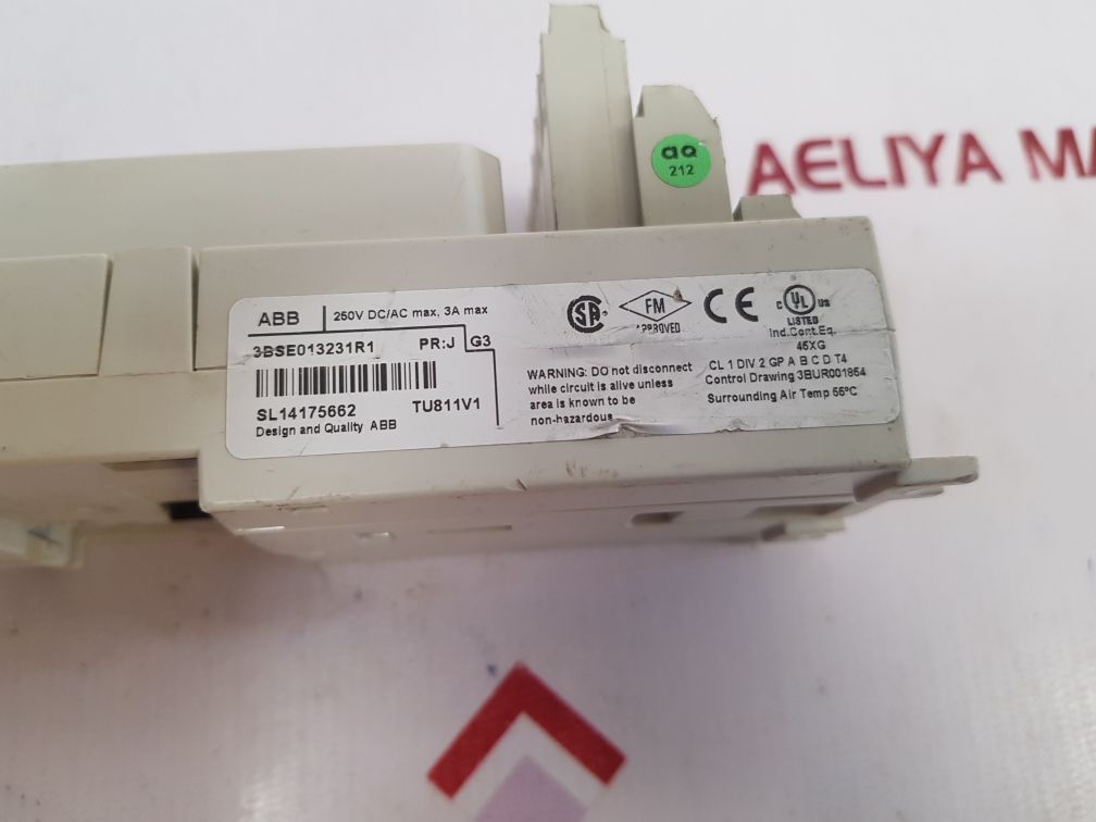 Abb Tu811V1 Compact Module Termination Unit 3Bse013231R1 Used