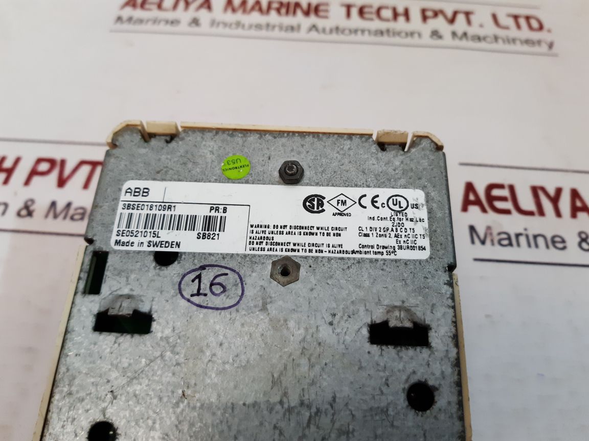 Abb 3Bse018109R1 Lithium Battery Unit Sb821