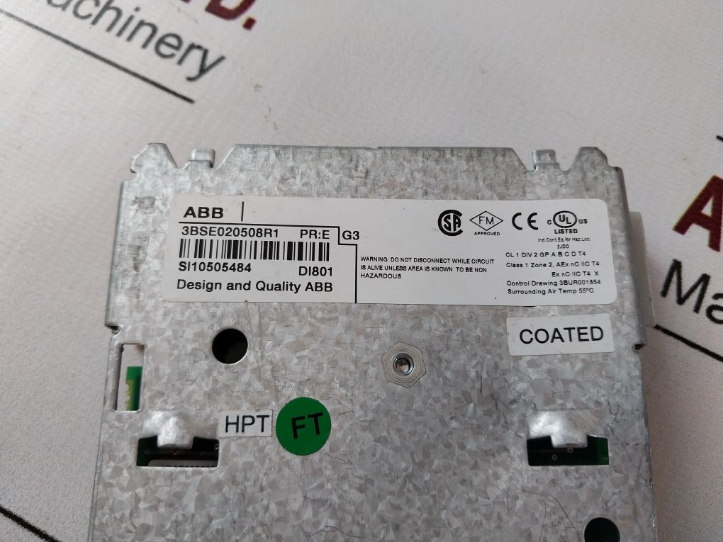 Abb Di801 3Bse020508R1 Pr: E Pcb Card