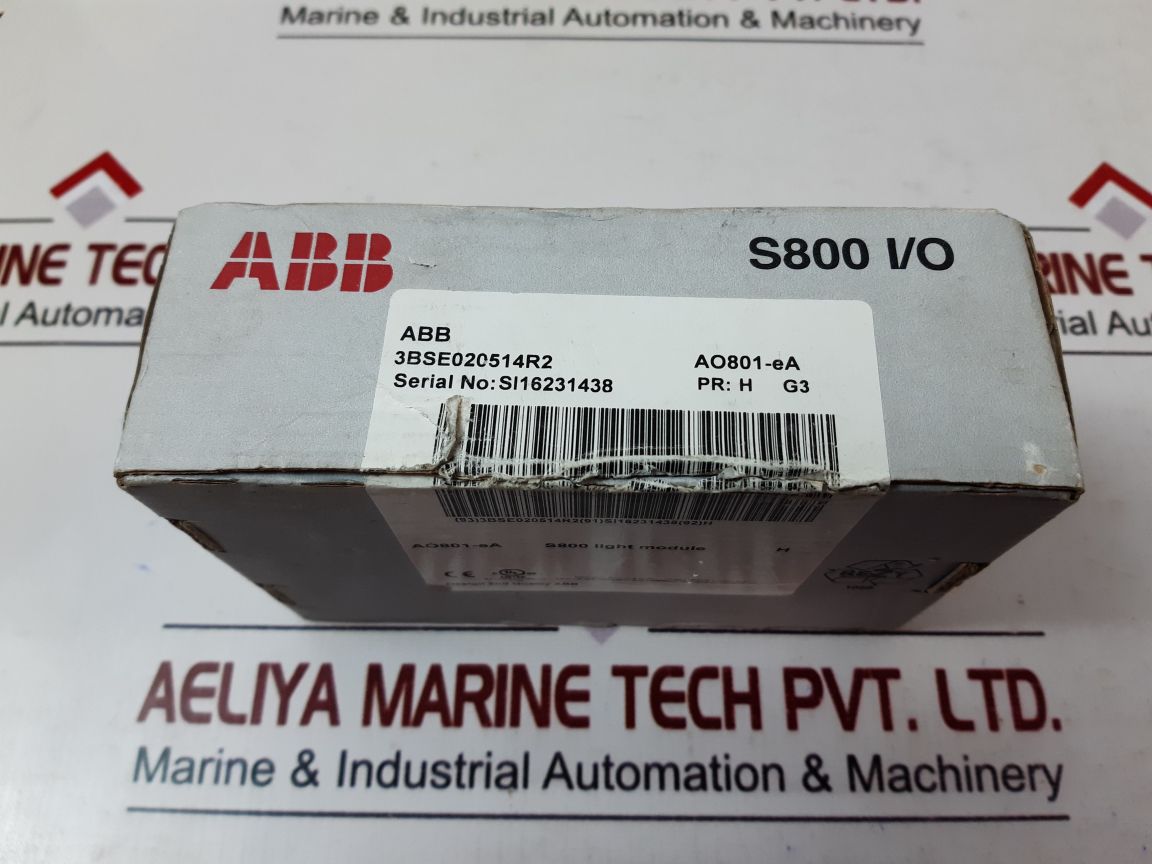 Abb Ao801-ea Analog Output Module 3Bse020514R2