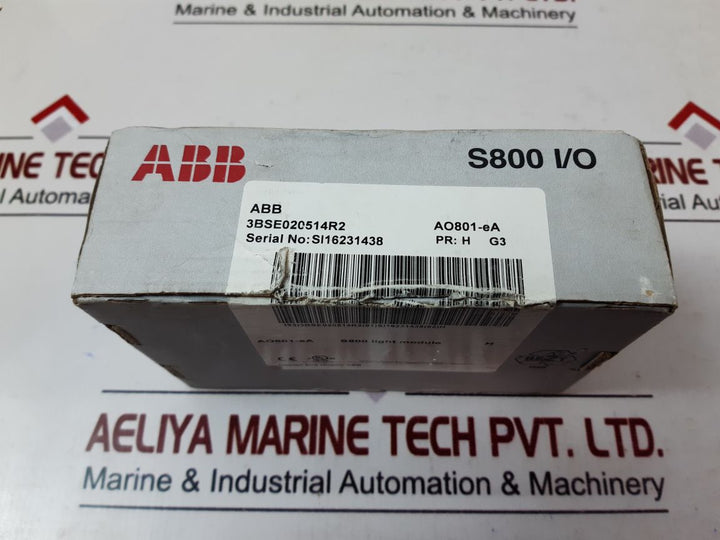 Abb Ao801-ea Analog Output Module 3Bse020514R2