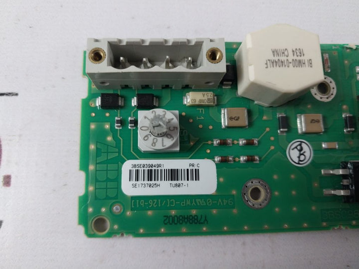 Abb 3Bse039049R1 Pcb Card Tu807-1