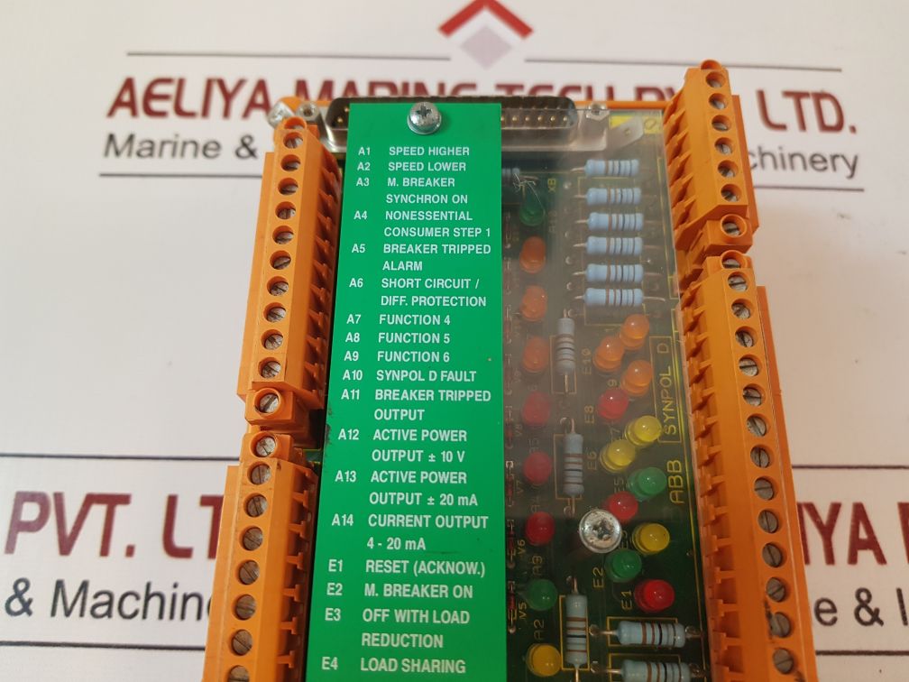 Abb synpol d cma132 generator relay card 3dde 300 412