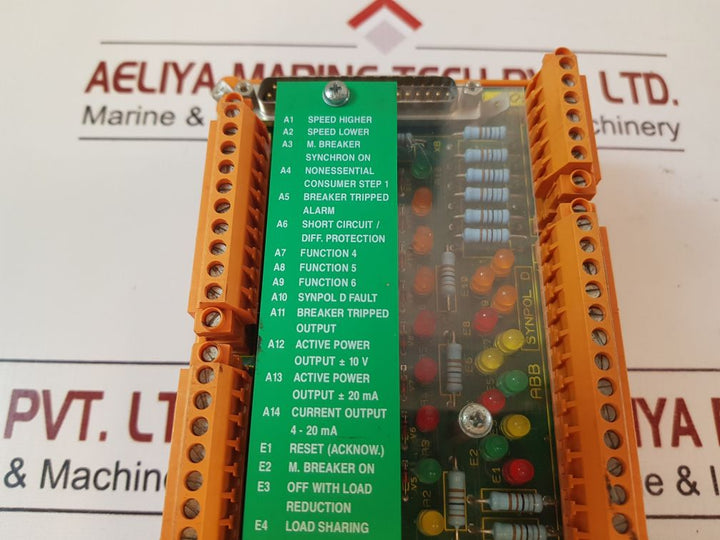 Abb synpol d cma132 generator relay card 3dde 300 412